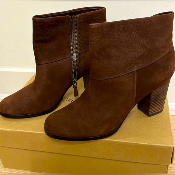 Cole Haan Brown Nubuck Boots - Picture 2 of 4